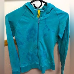 Tie dyed zip-up hoodie- SIZE S-NWOT